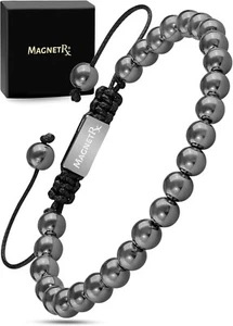 MagnetRX® High Power Magnet Hämatit Armband Classic 6mm Perle - Bild 1 von 9