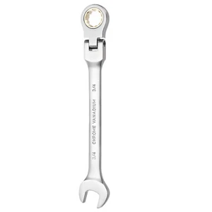 Flex Head Ratchet Wrench 3/4" SAE 72 Tooth 12 PT Ratchet Combination Wrench - Picture 1 of 7