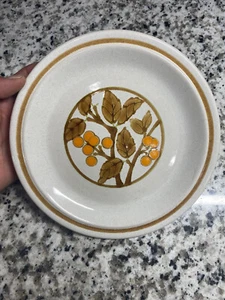 Color Stone by Nikko Stoneware Oranges Round Bread Plates 7.5” - Picture 1 of 3