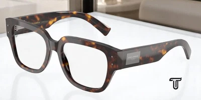 Lente de demostración Dolce N Gabbana DG3405 502 Havana 54 mm para hombre Foto 1 de 4