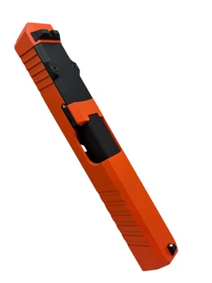 STIFFLER MANUFACTURING ZOOM For Glock 17 custom Slide Gen 3 NEW cerakote upper stripped ORANGE COMPLETE