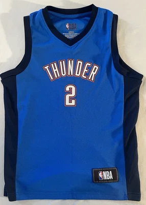NBA Shai Gilgeous-Alexander #2 Oklahoma City Thunder Youth Small Blue Jersey - Image 1 of 4