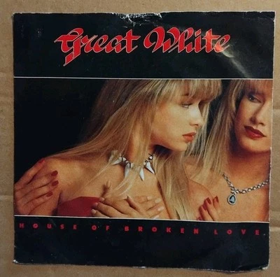 Great White - House Of Broken Love.  7"Single. 1989. - Image 1 of 4