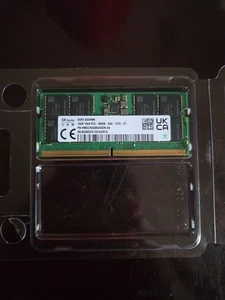 SK Hynix 16GB DDR5 SODIMM PC5-5600B 1Rx8 Memory RAM (Model: HMCG78AGBSA092N) - Picture 1 of 3