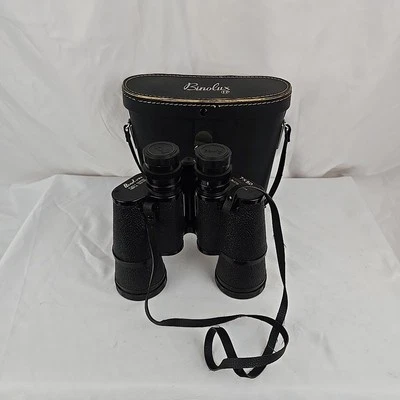 Vintage Binolux  7x50 Binoculars Fully Coated Optics with Original Case - Image 1 of 4