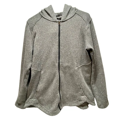 Chaqueta con Capucha Eddie Bauer Para Mujer Grande Gris Brezo Cremallera Completa Suéter Polar Usada en Excelente Condición Foto 1 de 4