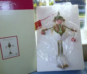 DEPT 56 CHRISTMAS KRINGLES PATIENCES BREWSTER ERRÖTENDER SCHNEEMANN ORNAMENT NEU OVP - Bild 1 von 5
