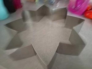 Vemmmina Blume Stern 8 Zacken Edelstahl rostfrei , Backform, backen, Torte - Bild 1 von 2