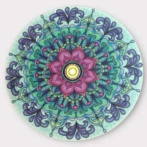 Embajador Juegos Mindfulness Round Puzzle Mandala 500 Piezas Extras Incluidos Nuevo - Imagen 1 de 4