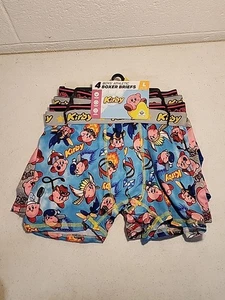Boy's Kirby Character Boxer Briefs 4 Pack NEW L 10-12 - Picture 1 of 7