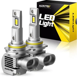 2pcs AUXITO 9005 HB3 LED Bulb Kit High Low Beam 6500K Super White 30000LM CANBUS - Picture 1 of 12