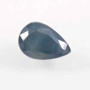 1.70 CT - 100% Natural CERTIFIED Ceylon Teal Sapphire Loose Pear Gemstone Cut - Picture 1 of 5