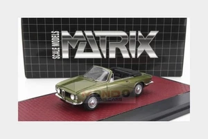 1:43 MATRIX Alfa Romeo Giulia Gtc Cabriolet Open 1964 Green Met MX40102-133 - Foto 1 di 2