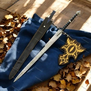 Espada Espectro de Anillo Hecha a Mano de Batalla Nazgul con Funda y Placa Cumpleaños Premium - Imagen 1 de 6