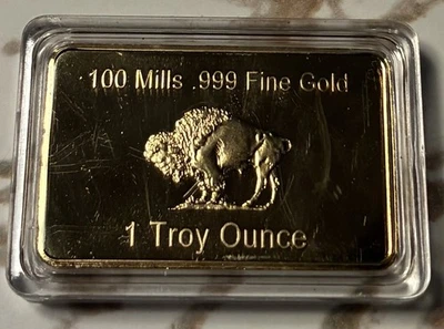 .999  fine gold 1 Troy Ounce Bullion USA Buffalo - Image 1 of 2