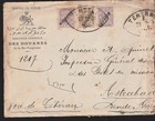 1904 CENTRAL ASIA - SERVICE STAMPS TE HERAN-ASTRABAD to Alex Quinet, Cover Front