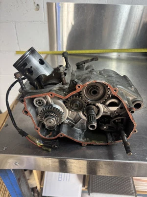 Husqvarna WR 250 CR VMX Wr250 extremo inferior caja de cambios motor 1994 94 manivela Foto 1 de 4