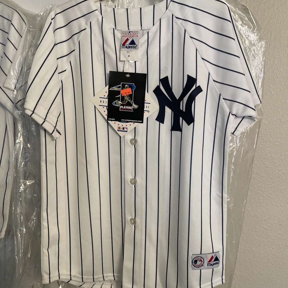 Majestic MLB New York Yankees Derek Jeter Pinstripe Jersey Size 2xl Brand New - Image 1 of 3