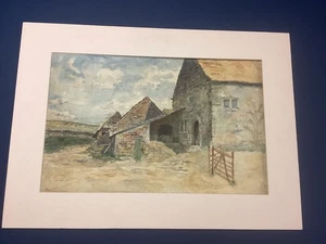 Edward Barnard Lintott 1875-1951 New Jersey Artist Landscape Watercolor - Picture 1 of 10
