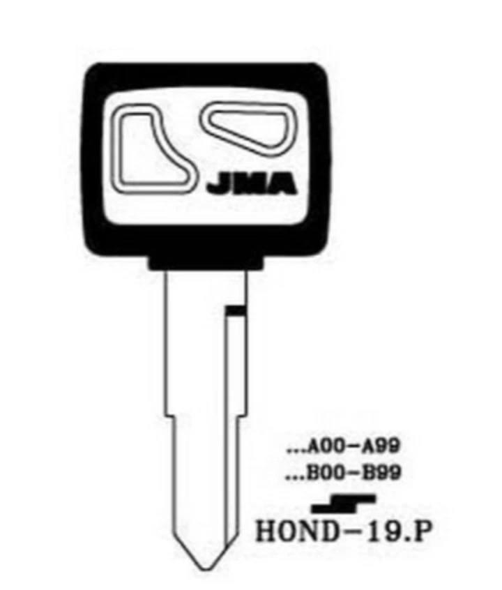 Classic Car key - HONDA (Silca HON39P) - Uncut Key Blank - Image 1 of 1
