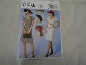 SEWING PATTERN Costume "Making History" Butterick B6363 Dress NEW - Foto 1 di 12