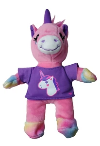 Camiseta Build A Bear Small Fry Buddies Unicornio 8" Felpa Rosa Arco Iris Púrpura - Imagen 1 de 11