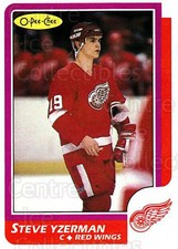 1986-87 O-pee-chee Blank Backs #11 Steve Yzerman