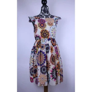 Mujer Quiz Talla 8 Reino Unido Vestido Ligero Flotante Floral Fiesta Artículo - Imagen 1 de 7