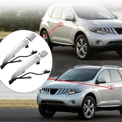 Manijas de puerta exteriores delanteras izquierda y derecha adecuadas para Nissan Leaf S 2013-2017 Foto 1 de 4