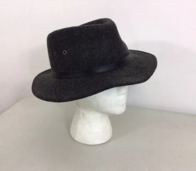 Sombrero de lana Scala bohemio occidental grande para mujer Foto 1 de 4