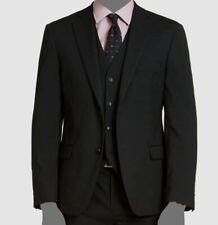 Alfani Men's Black Solid Slim-Fit Stretch Sport Coat Suit Jacket Size 46R
