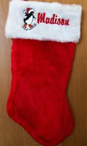 Personalized Christmas Stockings with cute holiday design - Picture 1 of 1