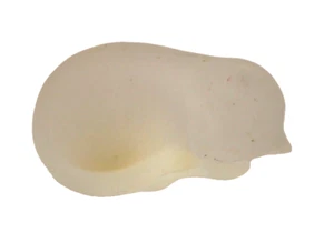 Franklin Mint Curio Cabinet Cat Collection 1986 Figurine Frosted Glass - Picture 1 of 6