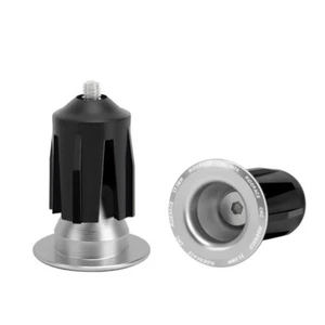 Bike Grip Handle Bar End Cap Aluminium Alloy Mountain Cycling Handlebar Grips - Picture 1 of 16