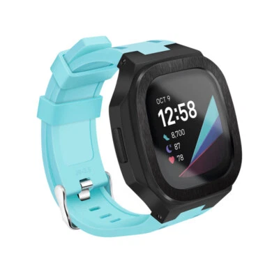 Kit para Fitbit Versa 3/Sense AP Mod Funda Protectora Banda Correa Pulsera Cala Foto 1 de 4