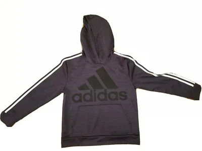 Adidas Youth Tech Fleece Hoodie, Dark Gray Heathered (Select Size: M 10-12)  - Image 1 of 4