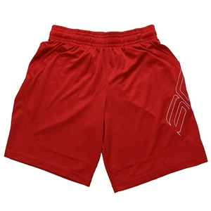 [1357229-600] Under Armour Mens Curry Underrated Basketball Short Red Size Large - Picture 1 of 14