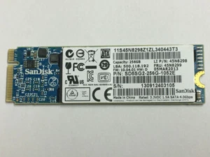SSD 256GB SD5SG2-256G-1052E Lenovo GENUINE LABELED for Thinkpad X1 Carbon Laptop - Picture 1 of 5
