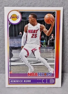 2021-22 Hoops Basketball Kendrick Nunn #60 Base Card Lakers - Picture 1 of 2