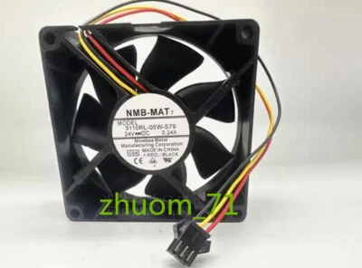 1PC NMB 8025 3110RL-05W-S79 24V 0.24A 8CM Case radiator Fan - Image 1 of 3