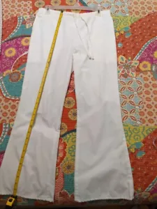 White Scrub Pants Women's Size Extra Small - Picture 1 of 3