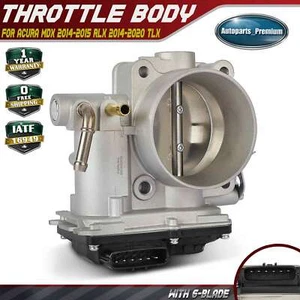 Aluminum Throttle Body for Acura MDX 2014-2015 RLX 2014-2020 TLX 2015-2020 Gray - Picture 1 of 9
