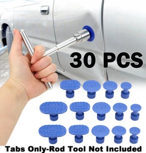 30x Auto Car Body Paintless Dent Repair Pulling Tabs Tool Accessories Universal - Picture 1 of 18