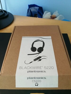 Plantronics Blackwire C5220 Headset/ black / plug in/ brand new (unboxed)  - Image 1 of 4