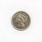 1884 NICKEL III CENT U.S. COIN 3C 1884 NICKEL III CENT U.S. COIN 3C