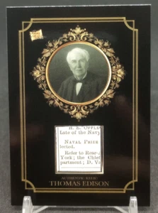 2024 Super Break Pieces of the Past Thomas Edison Authentic Relic #R-TE - Bild 1 von 3