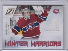 2010-11 Zenith Winter Warriors Materials Jersey #CP Carey Price    *S5646