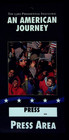 Presidential Inauguration Gala Press Area Media Ticket Stub USA Flags Photo 1997