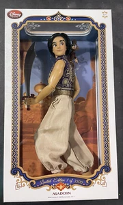 DISNEY STORE LIMITED EDITION DOLL ALADDIN & ABU 17"  3500 Never Removed From Box - Picture 1 of 7