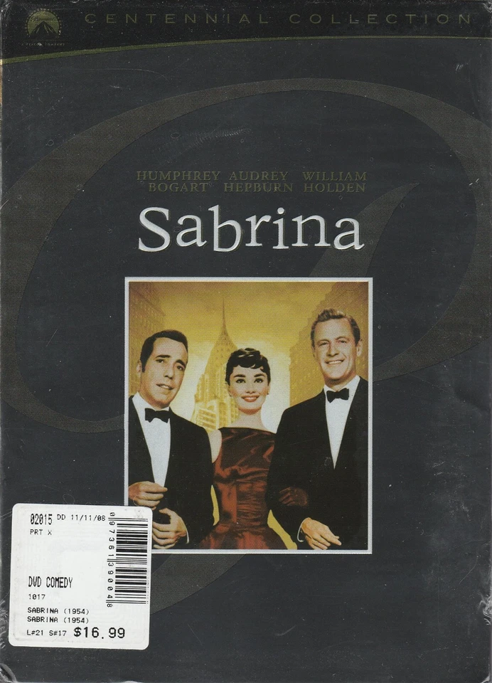 "SABRINA" FACTORY SEALED NEW 2DVD 1954, 2006 HUMPHREY BOGART/AUDREY HEPBURN - Image 1 of 2
